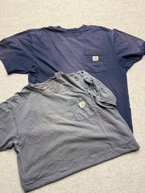 Carhartt Other - Two Thrashed/Distressed Carhartt Original Fit Men's Pocket T-shirts Large